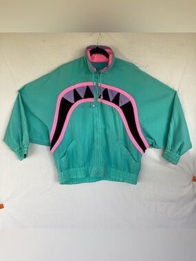 Vintage 1990s be in the Current Seen Neon wind breaker jacket